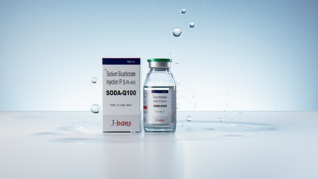 Soda-Q-100 (Sodium bicarbonate injection 100 ml)