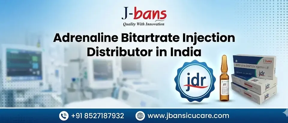 Adrenaline Bitartrate Injection Distributor in India (JDR)