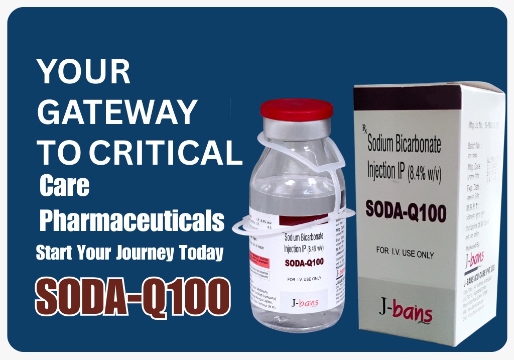 Soda Q 100 - Critical care injection banner