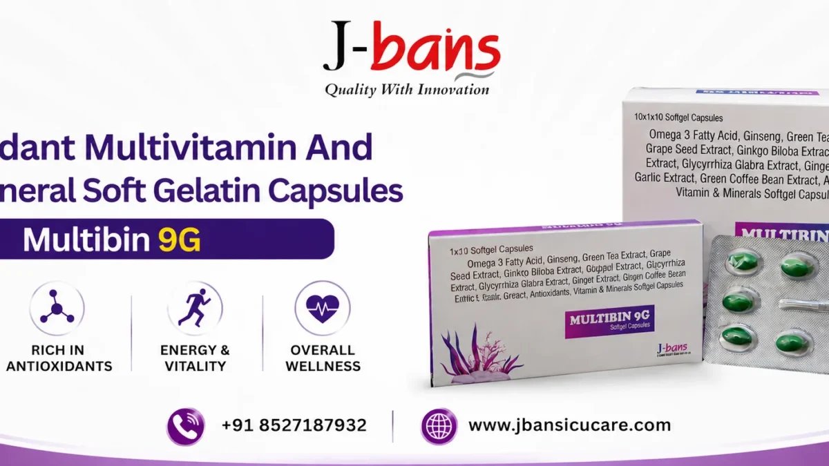 Antioxidant Multivitamin And Multimineral Soft Gelatin Capsules
