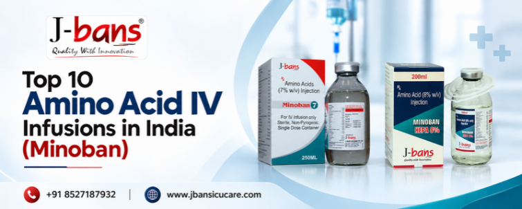 Top 10 Amino Acid IV Infusions in India (Minoban)